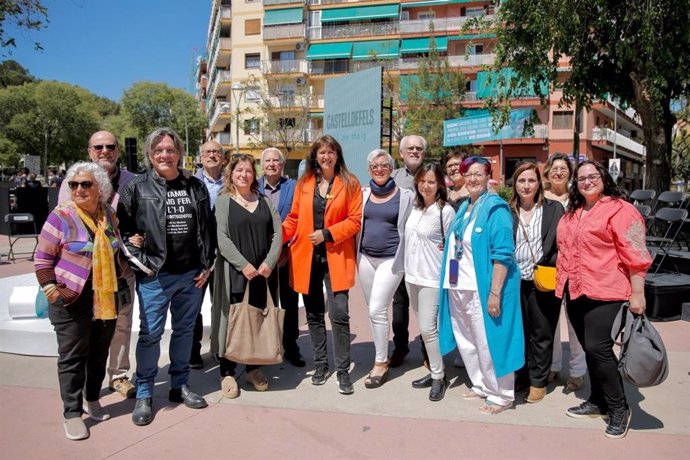 La presidenta de Junts, Laura Borrs, en un acte a Castelldefels