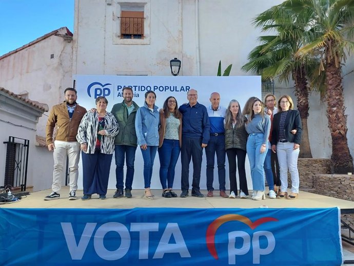 Presentación de la candidatura del PP en Líjar (Almería)