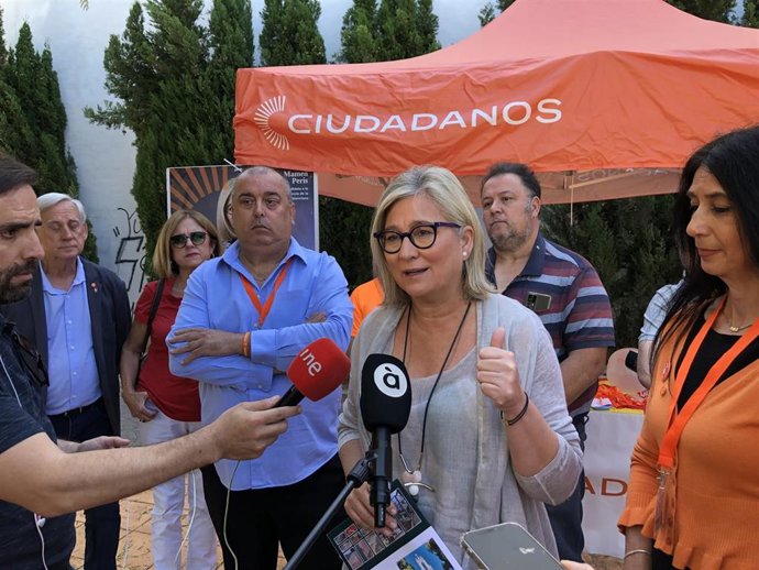 La candidata de CS a la Generalitat, Mamen Peris