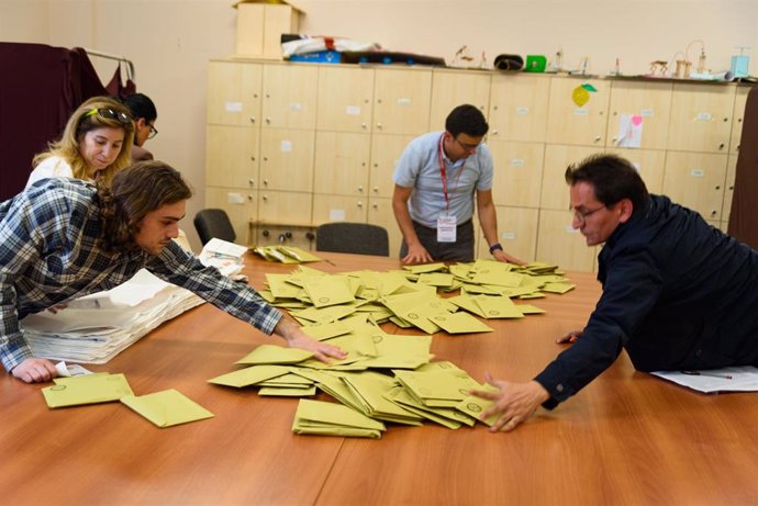 Recuento de votos en las elecciones presidenciales de Turquía