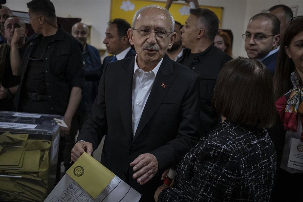 El candidato presidencial turco Kemal Kilidaroglu