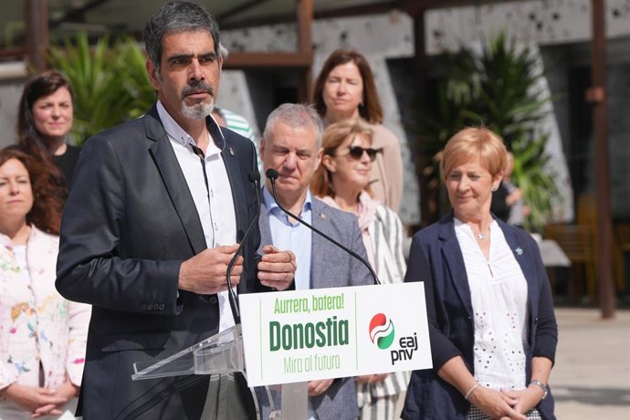 El candidato a la alcaldía de Donostia, Eneko Goia