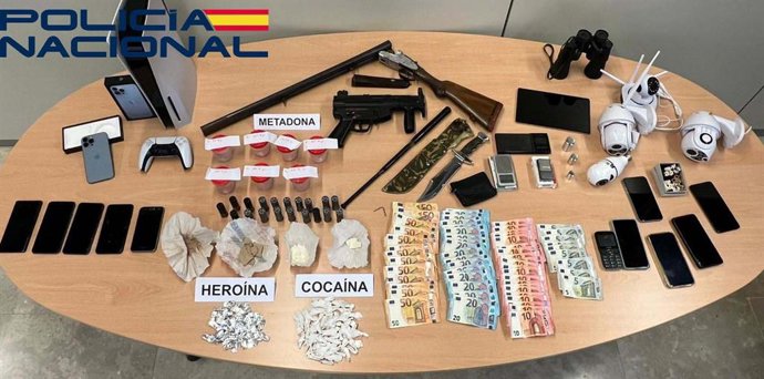 Efectos intevenidos en la operación en Villanueva de la Serena.