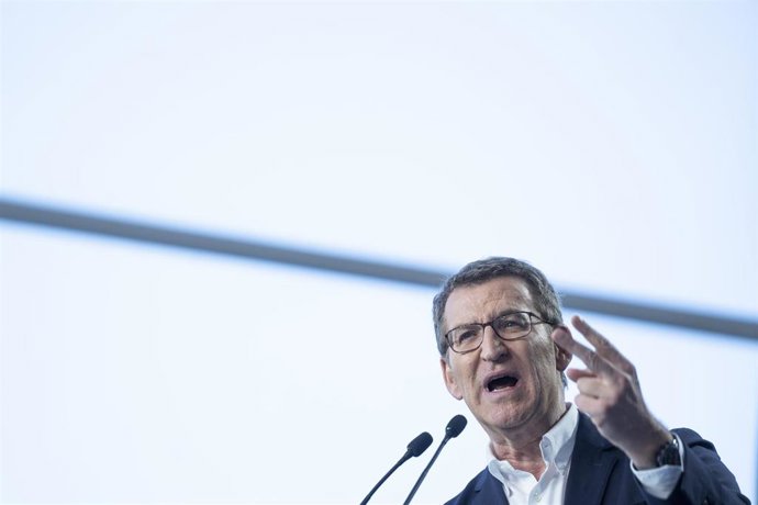 Archivo - El presidente del Partido Popular, Alberto Núñez Feijóo