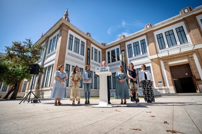 El alcalde y candidato del PP de Málaga a la reelección, Francisco de la Torre, en un acto