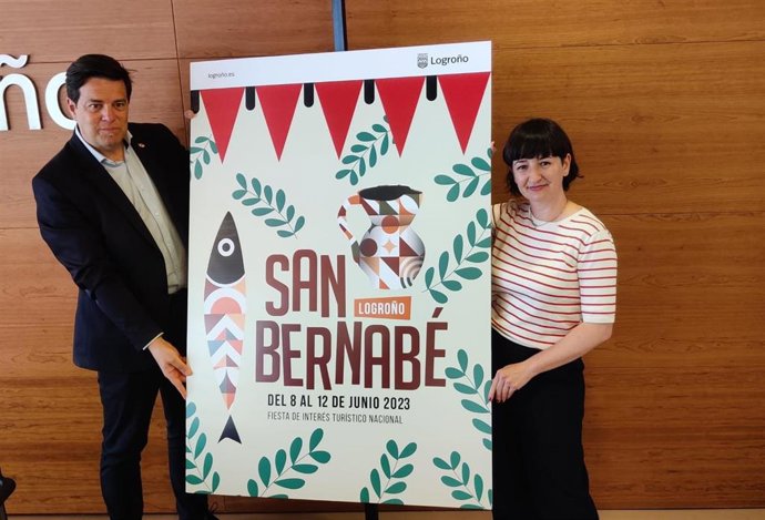 Cartel de la fiestas de San Bernabé 2023 realizado por Marian de Pablo