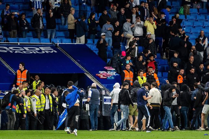 El campo del Espanyol este domingo