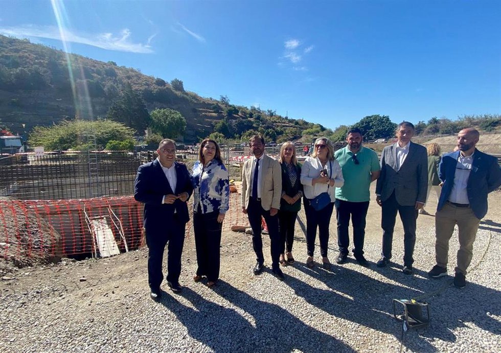Visita técnica a la obra de los tratamientos terciarios de la EDAR de La Herradura
