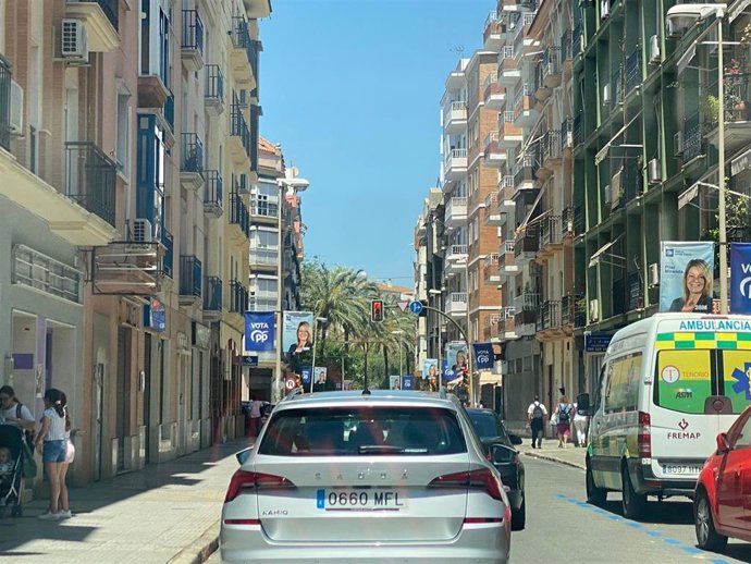 Cartelería del PP para las elecciones municipales.