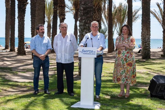 El coordinador general del PP, Elías Bendodo, en un acto en Torremolinos