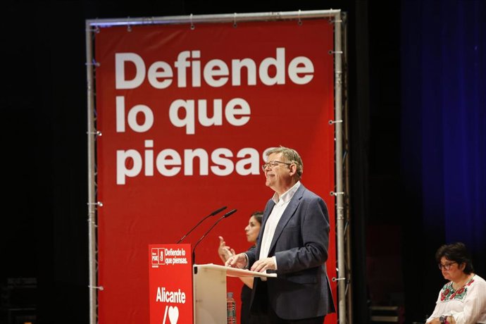 El secretario general PSPV-PSOE, 'president' de la Generalitat y candidato a la reelección, Ximo Puig