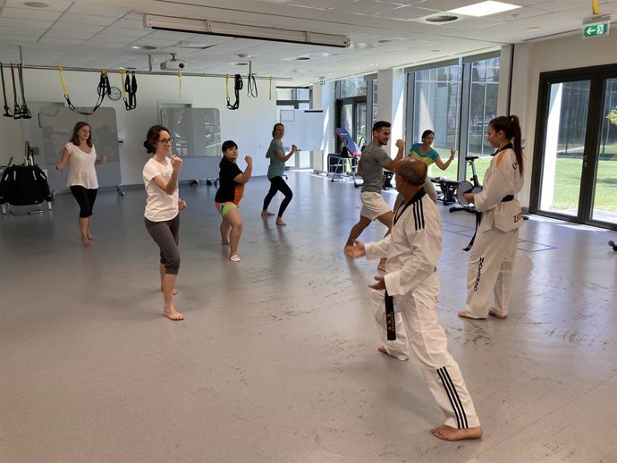 Treballadors de Seat en una de les classes de la iniciativa