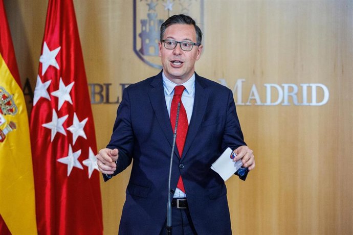 Archivo - El secretario general del PP de Madrid, Alfonso Serrano