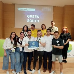 Ganadores del Flash Session Hackathon de la Universidad de Málaga.