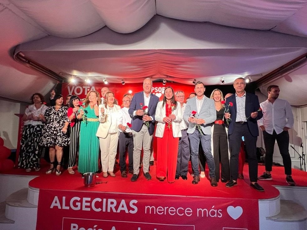 Cádiz.- Ruiz Boix pide el voto al PSOE en Algeciras "para que haya un mismo rasero y no ciudadanos de primera y segunda"