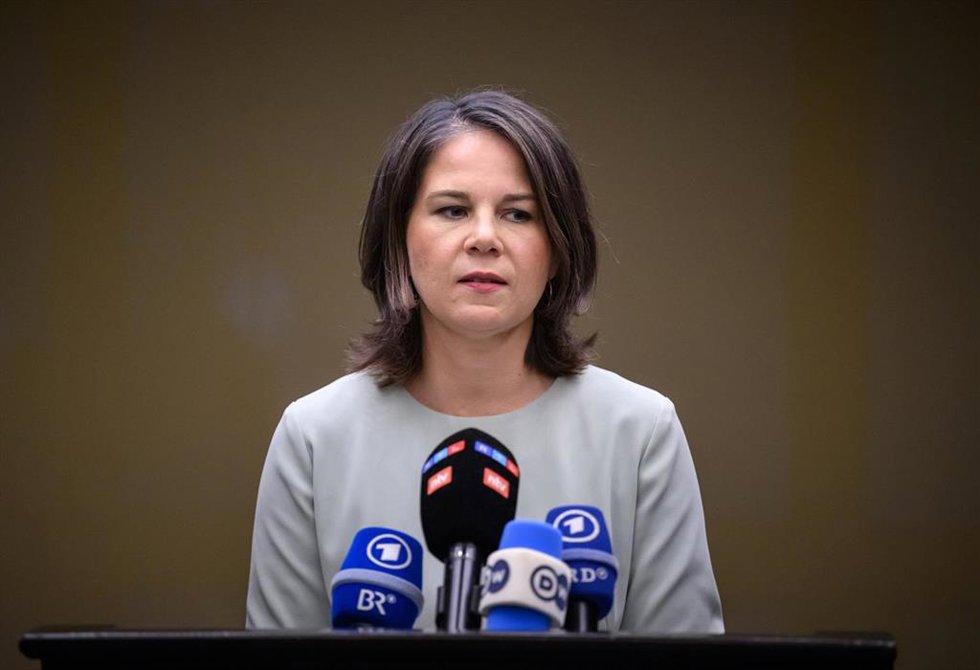 La ministra de Exteriores de Alemania, Annalena Baerbock, desde Arabia Saudí