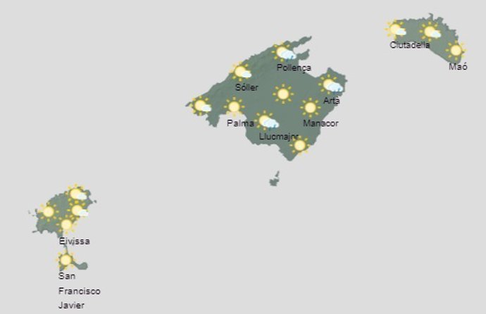 El tiempo hoy martes, 16 de mayo, en Baleares.
