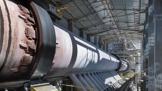 Archivo - Horno de cemento.