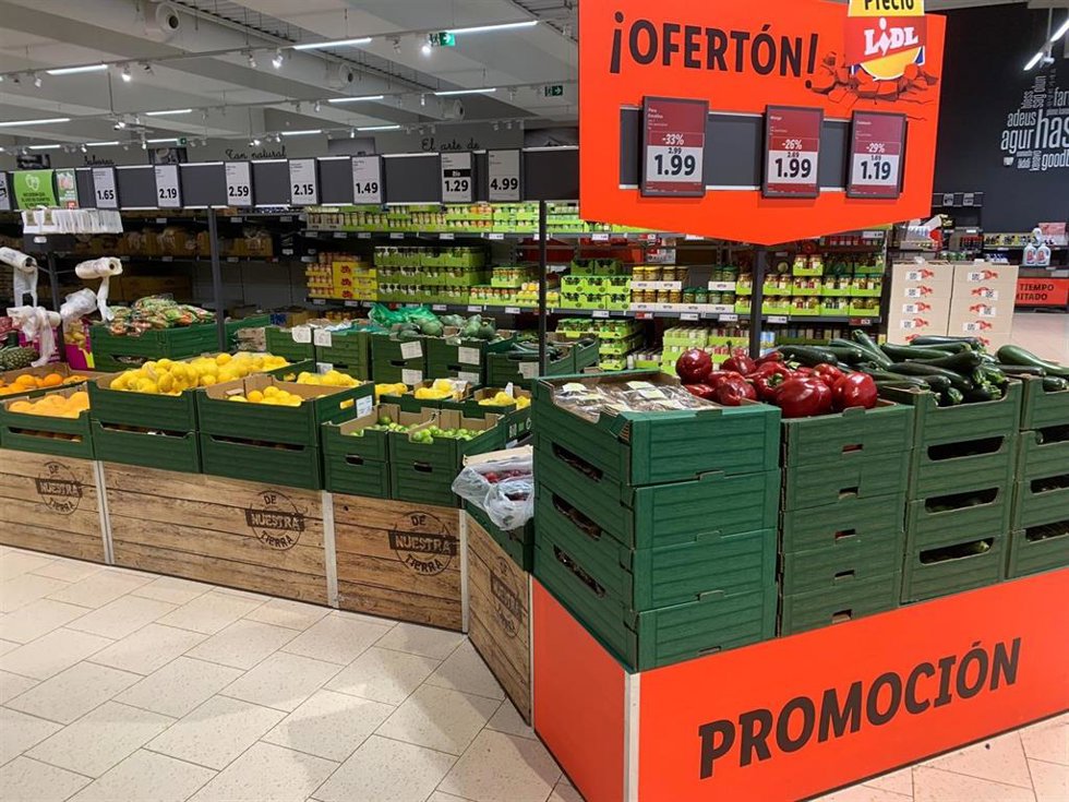 Cartelería digital de Lidl