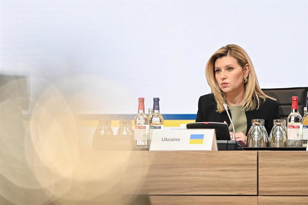 Archivo - La primera dama de Ucrania, Olena Zelenska.
