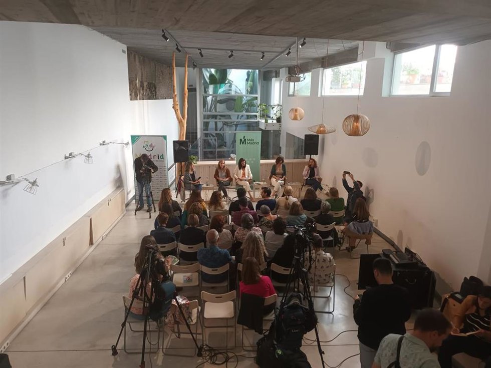 La candidata de Más Madrid a la Alcaldía, Rita Maestre, presenta el programa de educación