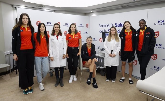 La selección femenina de baloncesto supera el reconocimiento médico previo al Eurobasket de 2023 en Eslovenia e Israel.