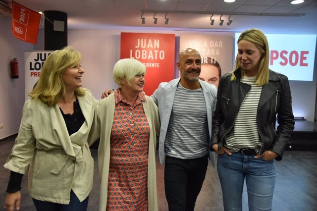 Miembros de la cadidatura del candidato del PSOE a la Presidencia de la Comunidad de Madrid, Juan Lobato.