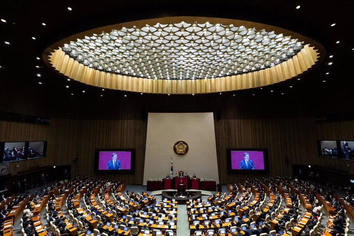 Archivo - Imagen de archivo del Parlamento de Corea del Sur.