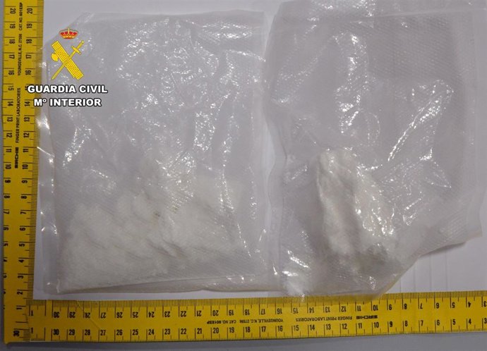 Parte de la droga incautada