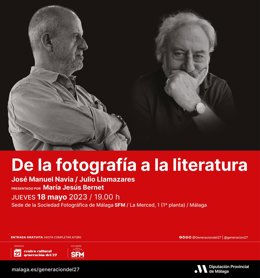 Cartel de 'De la fotografía a la literatura'