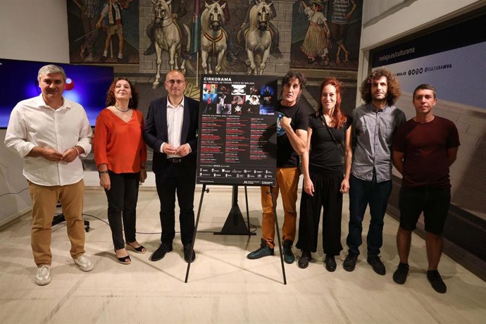 Presentación del festival Cirkorama de la Diputación de Málaga.