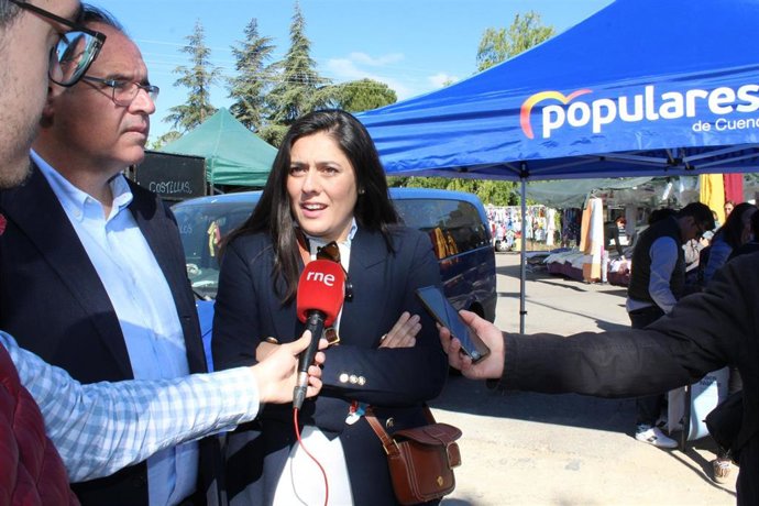 La candidata del PP en Cuenca, Beatriz Jiménez.
