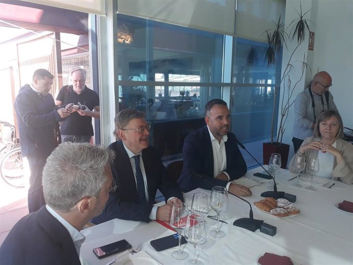 Ximo Puig en un desayuno informativo