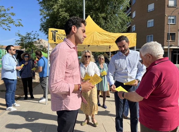 El candidato de Primero Toledo Julio Comendador