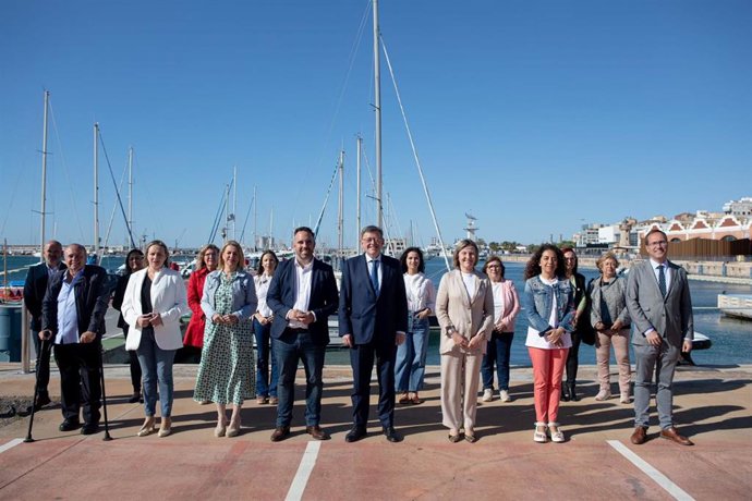 Ximo Puig con la candidatura por Castellón