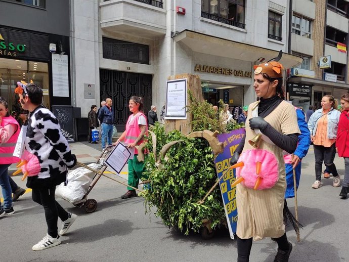 Movilización de ganaderos en Oviedo