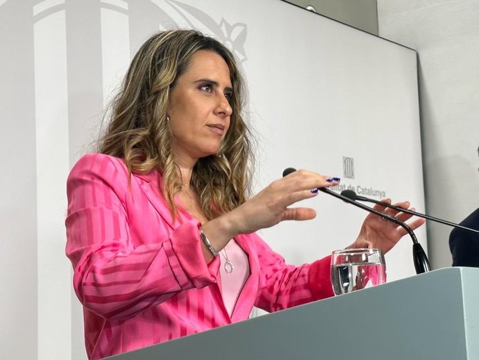 La portavoz del Govern, Patrícia Plaja