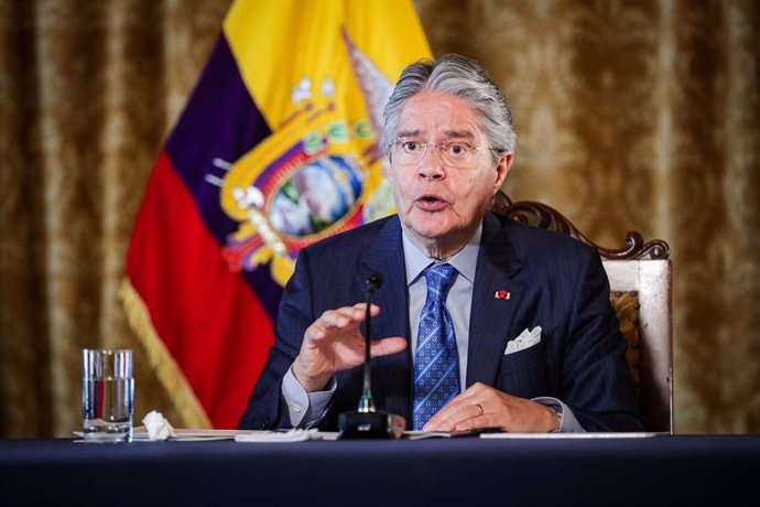 Archivo - El presidente de Ecuador, Guillermo Lasso