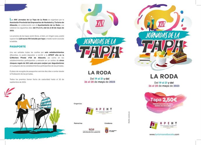 Programa Jornadas de la tapa en La Roda