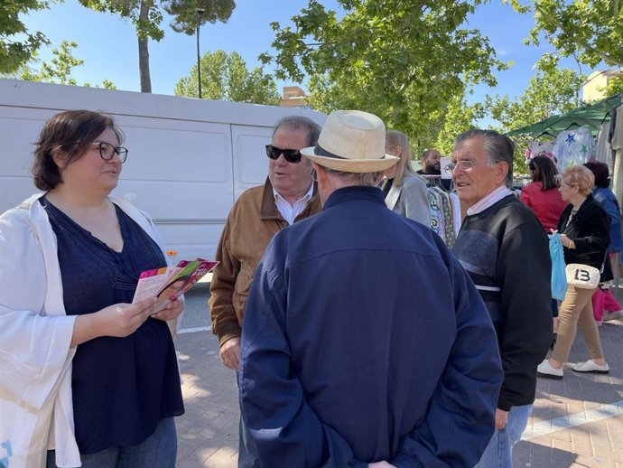 La candidata a la alcaldía por Unidas Podemos Albacete, Nieves Navarro