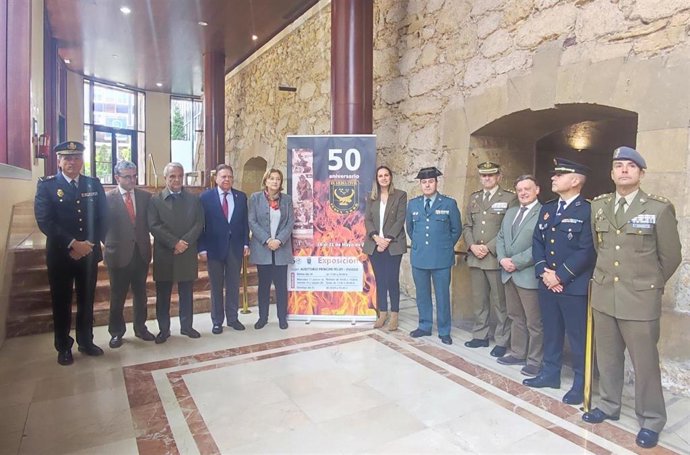 Inauguración de la Exposición de la Guardia Civil para celebrar el 50 aniversario de la creación del Servicio de Desactivación de Explosivos