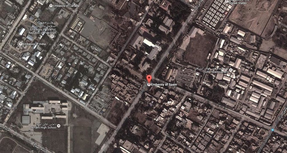 Archivo - Embajada española en Kabul
