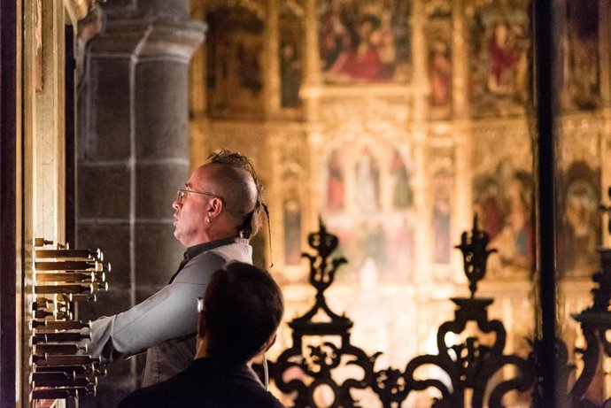 El organista Jesús Gonzalo López