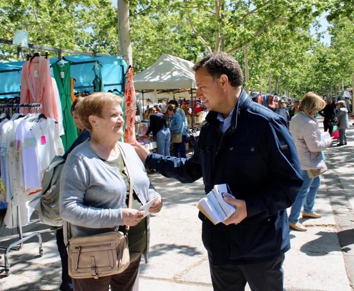 El candidato del PP a la Alcaldía de Albacete, Manuel Serrano