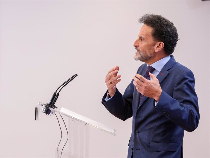 El portavoz adjunto de Ciudadanos en el Congreso de los diputados, Edmundo Bal, durante una rueda de prensa posterior a la reunión de la Junta de Portavoces, en el Congreso de los Diputados, a 16 de mayo de 2023, en Madrid (España).