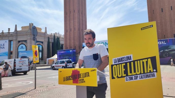 El número 2 de la CUP per Barcelona, Jordi Estivill