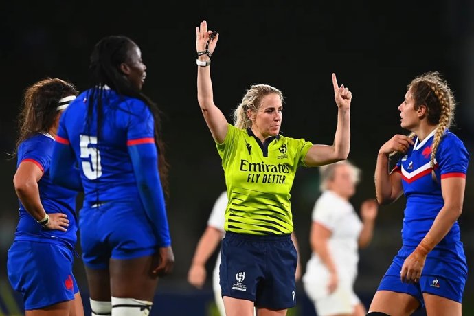 El II 'The Match' España-Argentina será arbitrado por la irlandesa Joy Neville, la primera colegiada en un Mundial masculino.