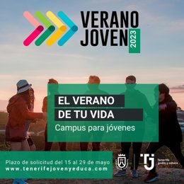 El Cabildo de Tenerife, a través del área de Educación y Juventud, ha abierto las inscripciones para tres campamentos gratuitos de Verano Joven que tendrán lugar en la Residencia de Estudiantes de San Andrés, en Santa Cruz de Tenerife