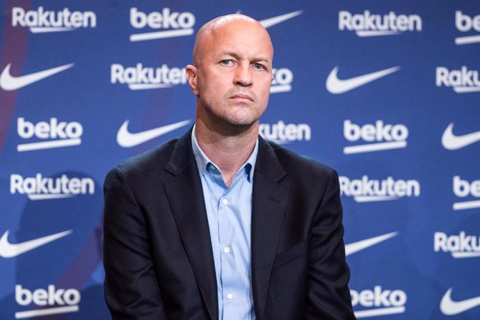 Archivo - Jordi Cruyff attends during the presentation of Adama as new player of FC Barcelona at Camp Nou stadium on February 2, 2022, in Barcelona, Spain.