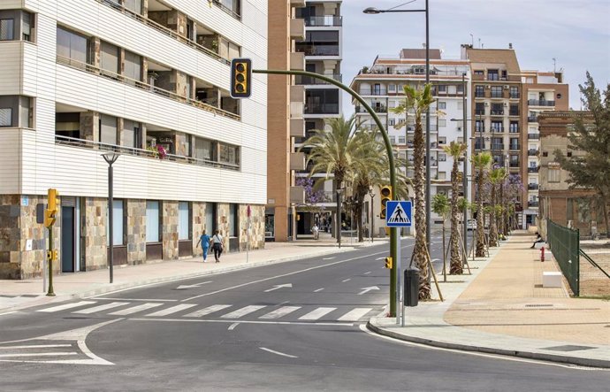 Calle Ángel Muriel de Huelva.